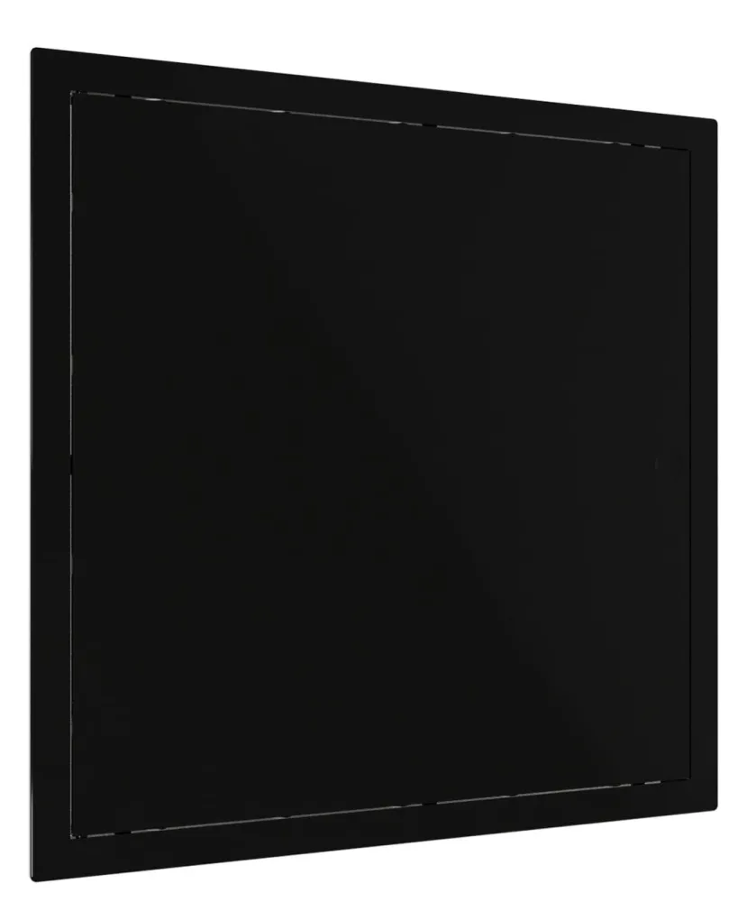Люк ревизионный LN фланец 300х300 нажимной 327х327 пластик Black EVECS