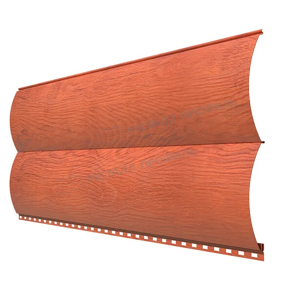 Сайдинг МЕТАЛЛ ПРОФИЛЬ Woodstock-28х330 (ECOSTEEL_T-12-Дуб-0.45)