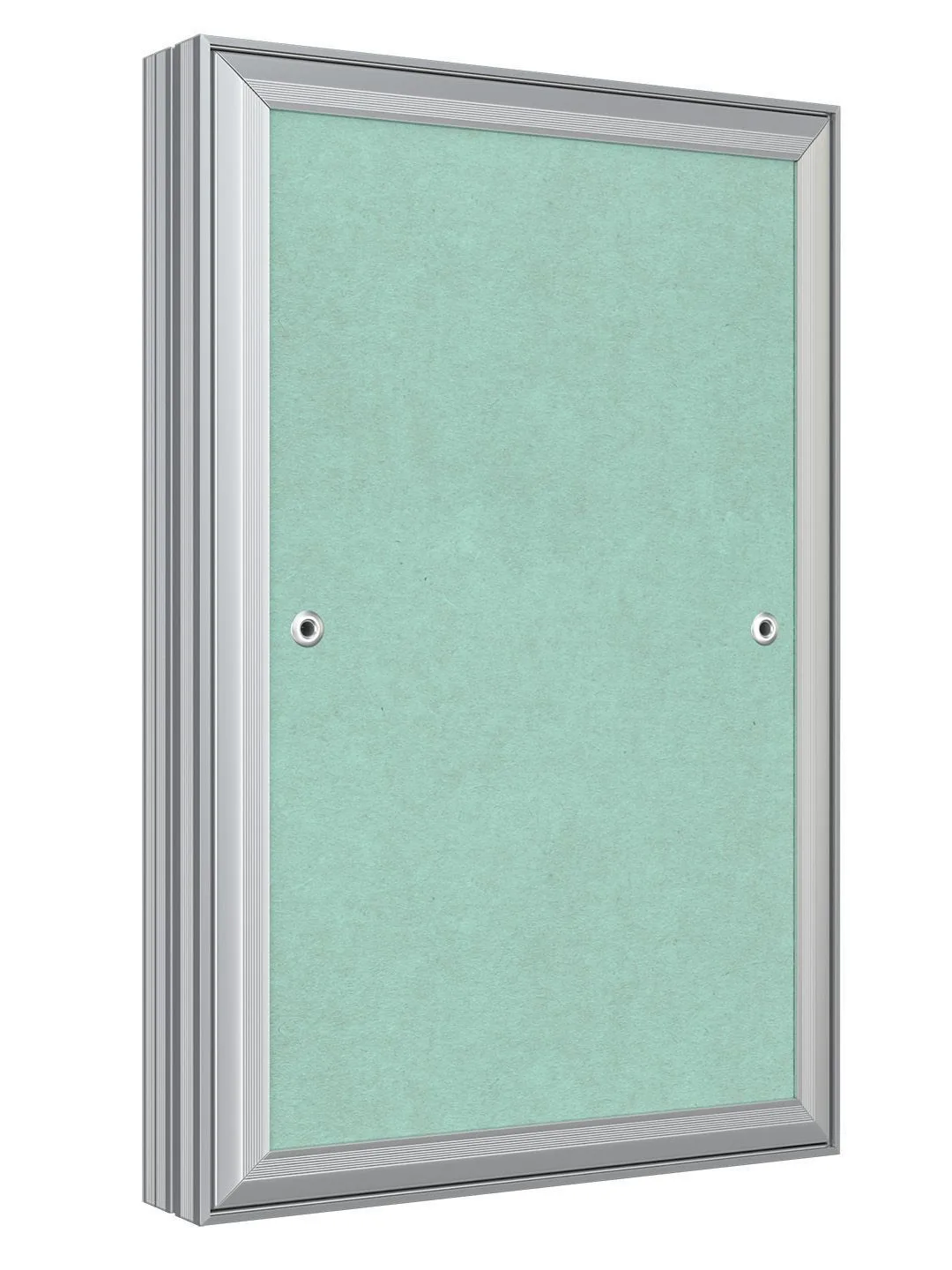 Люк ревизионный D Ceramo Base 200х300 скрытый монтаж съемный алюминий EVECS