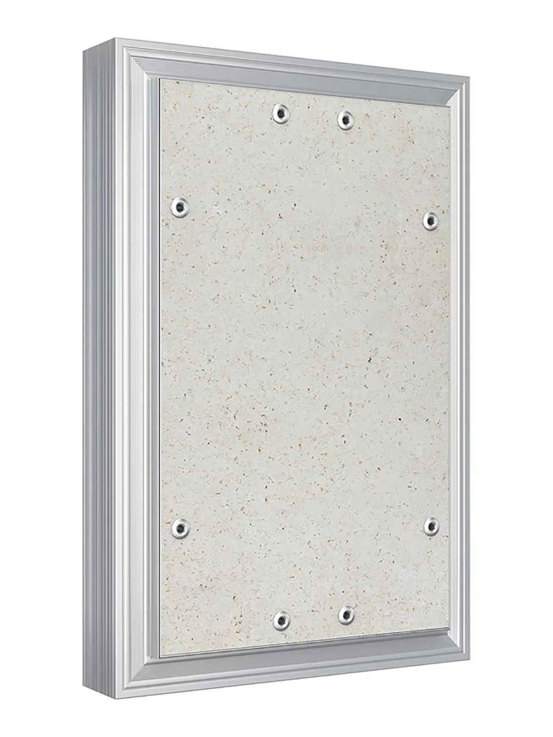 Люк ревизионный D Ceramo Optimum 200х300 скрытый монтаж петля алюминий EVECS