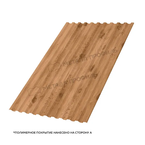 Профлист МЕТАЛЛ ПРОФИЛЬ С-21x1000-A Металл Профиль (ECOSTEEL_MA-01-Сосна-0,5), Сосна