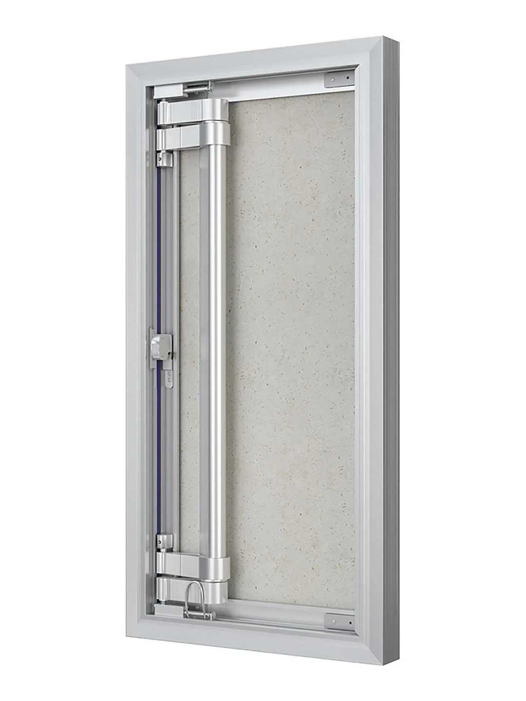 Люк ревизионный D Ceramo Optimum 300х600 скрытый монтаж петля алюминий EVECS