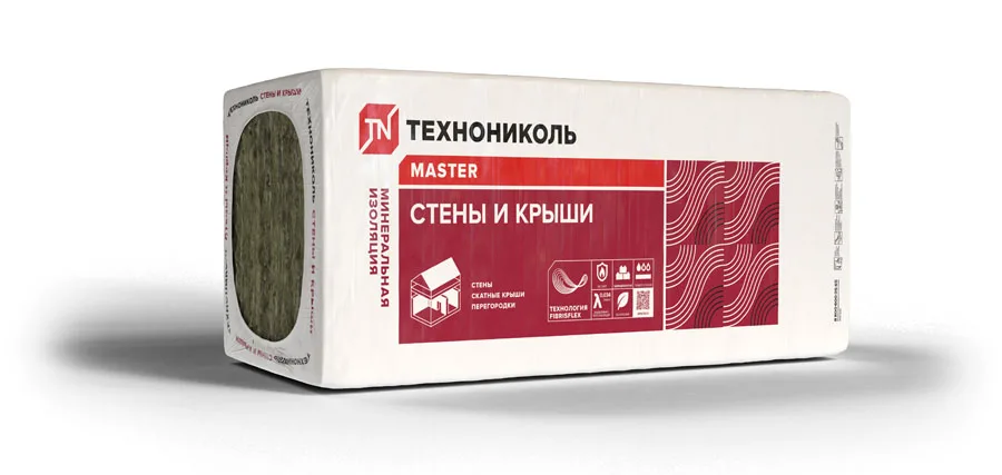 Утеплитель стены и крыши (ТН СВ 34) 1000х610х100 (4шт/пач, 2,44м2, 0,244м3, 44пач/пал)
