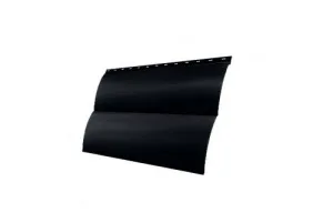 Сайдинг Блок-хаус new Grand line Velur RAL 9005 черный