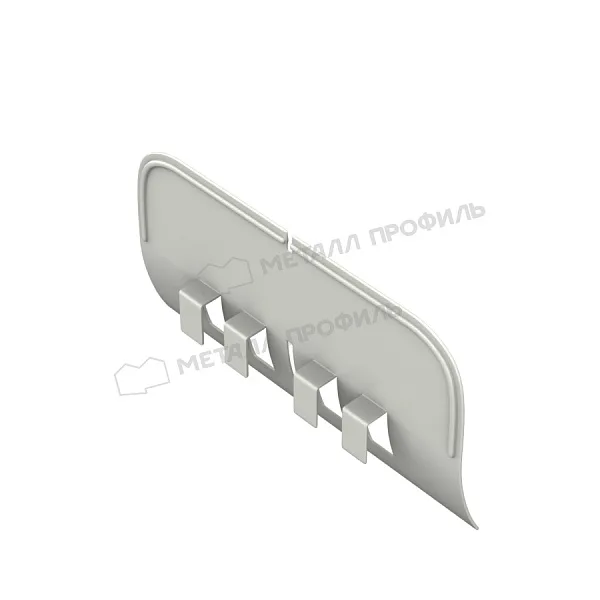 Ограничитель перелива МЕТАЛЛ ПРОФИЛЬ Foramina PUR Ral 9010
