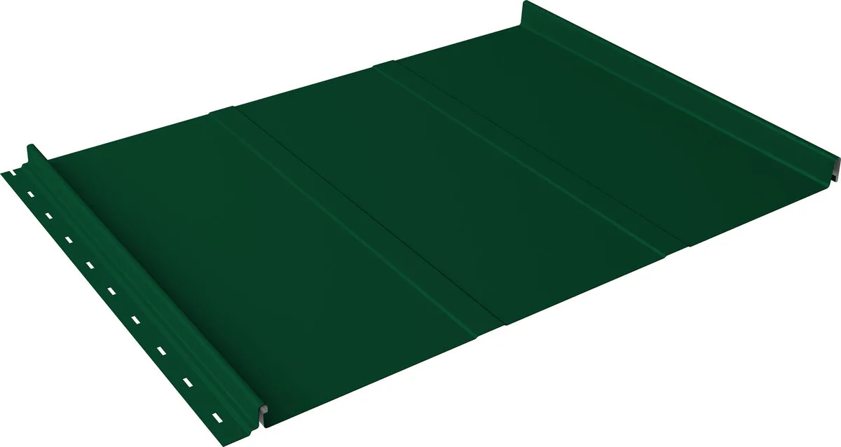 Кликфальц Лайн Grand Line 0,45 Drap СТ с пленкой на замках RAL 6005 зеленый мох