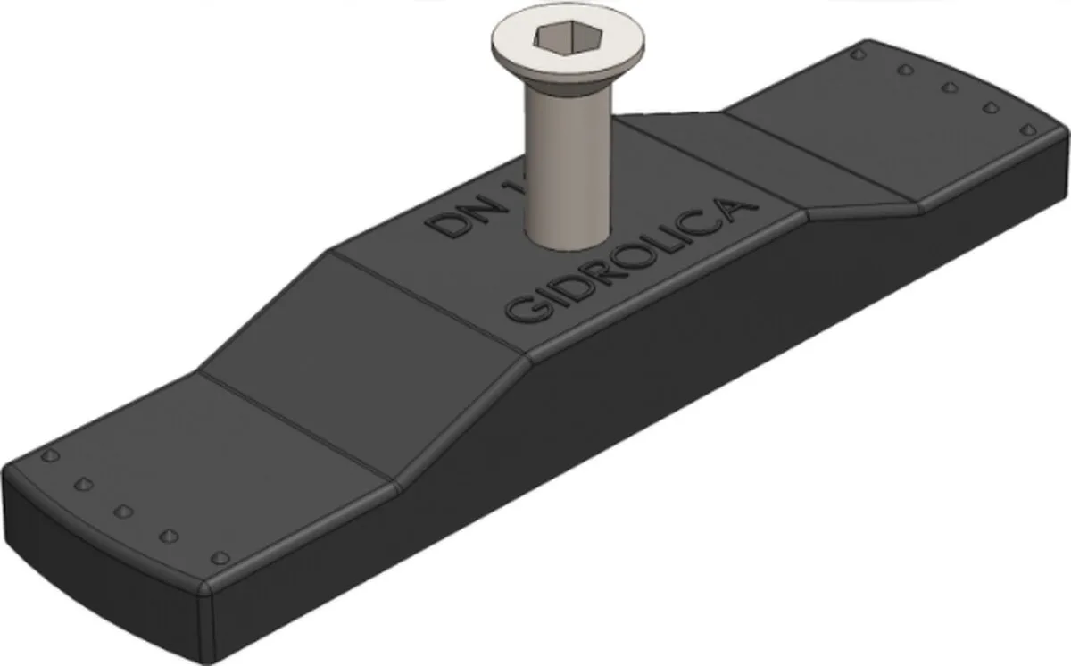 Крепеж Gidrolica для лотка водоотводного пластикового DN100 для артикула 508/1