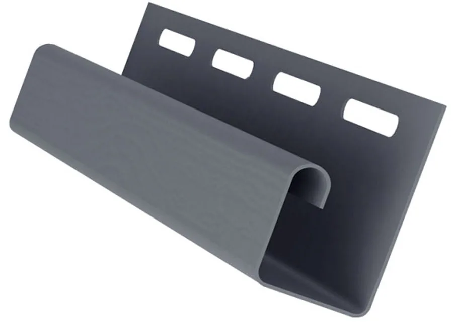 Профиль J Grand Line Standart серый графит (3,0м)