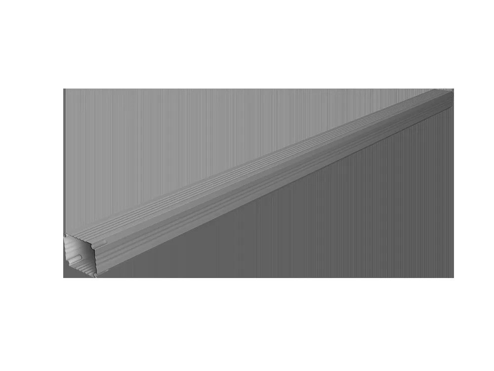Труба гофрированная Vortex в2 76х102х3000мм RAL 7004 сигнальный серый