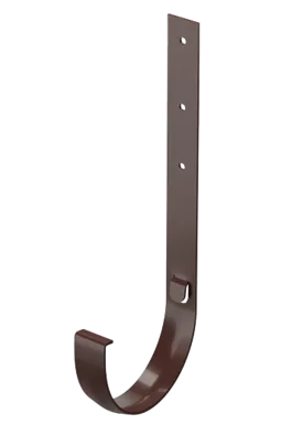 Кронштейн жёлоба металлический Стандарт (Standard) Тёмно-коричневый, (RAL 8019) Döcke