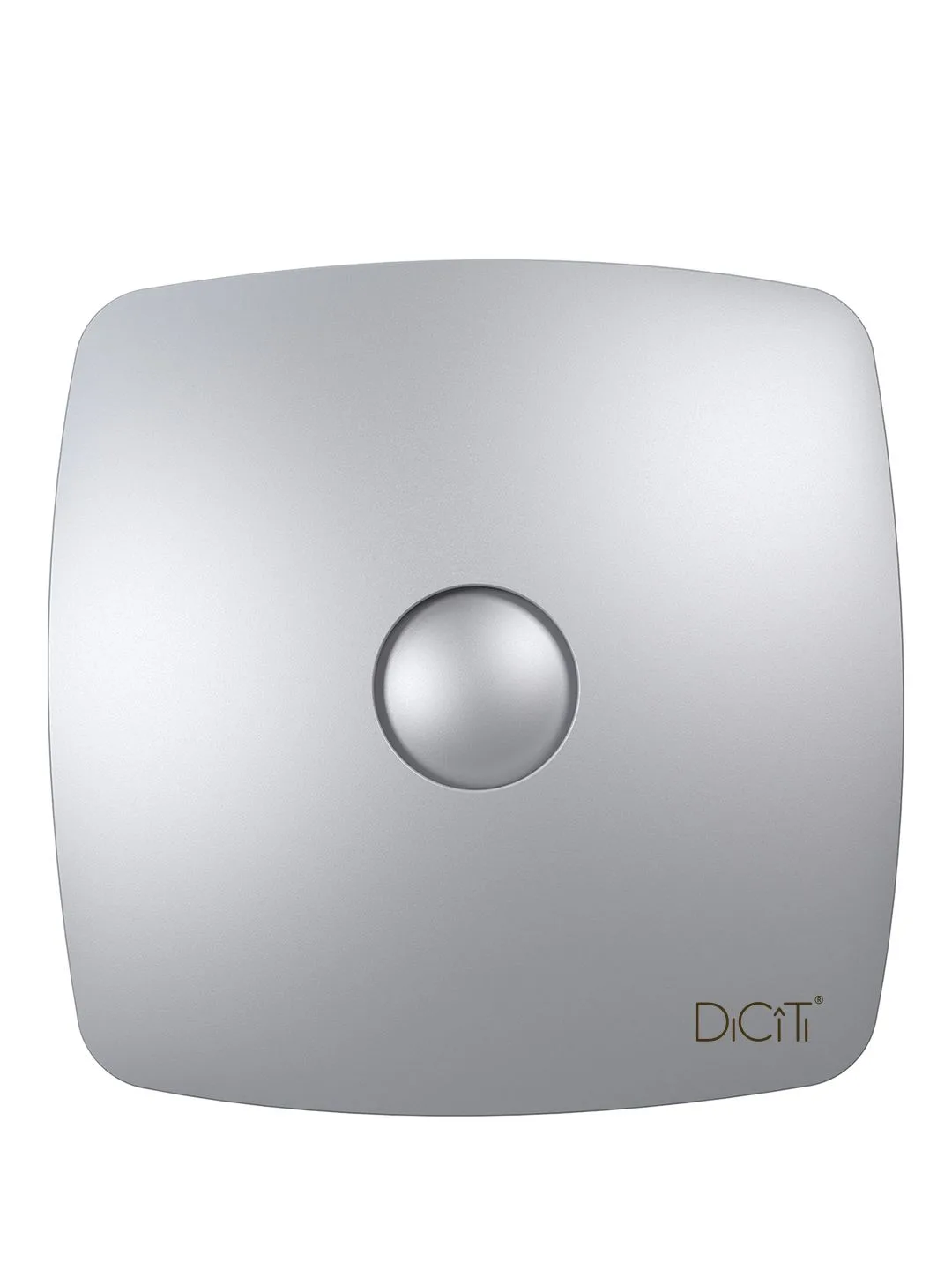 Вентилятор накладной RIO D100 обратный клапан Gray metal DICITI