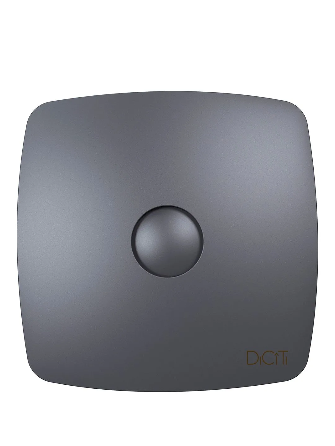 Вентилятор накладной RIO D100 обратный клапан Dark gray metal DICITI