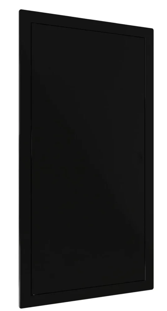 Люк ревизионный LN фланец 150х300 нажимной 172х322 пластик Black EVECS