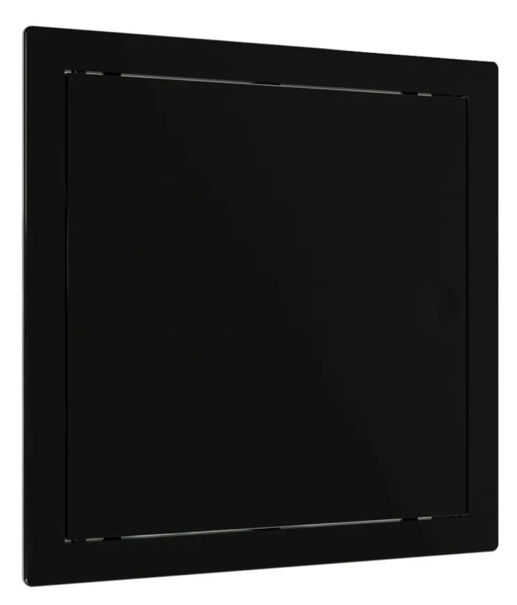 Люк ревизионный LN фланец 150х150 нажимной 172х172 пластик Black EVECS