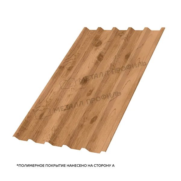 Профлист МЕТАЛЛ ПРОФИЛЬ С-44x1000-A Металл Профиль (ECOSTEEL_MA-01-Сосна-0,5), Сосна