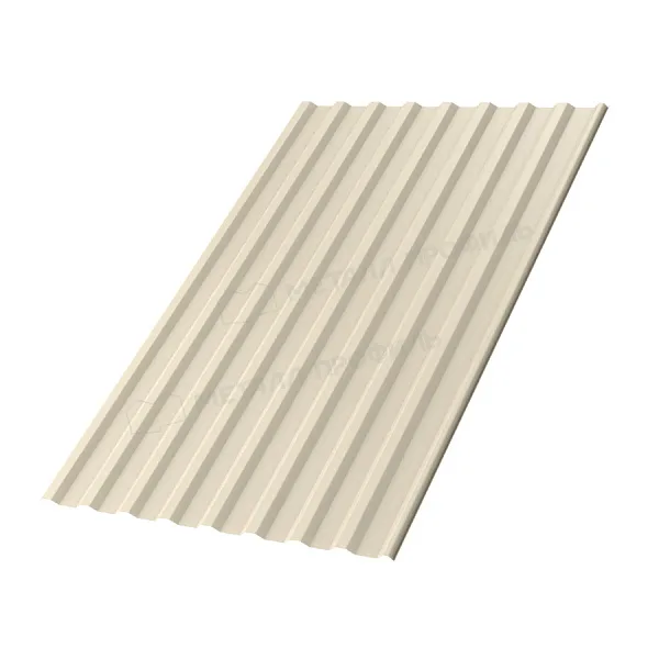 Профлист МЕТАЛЛ ПРОФИЛЬ МП-20x1100-R Металл Профиль (ПЭ-01-1015-0,7), RAL1015 Светлая слоновая кость