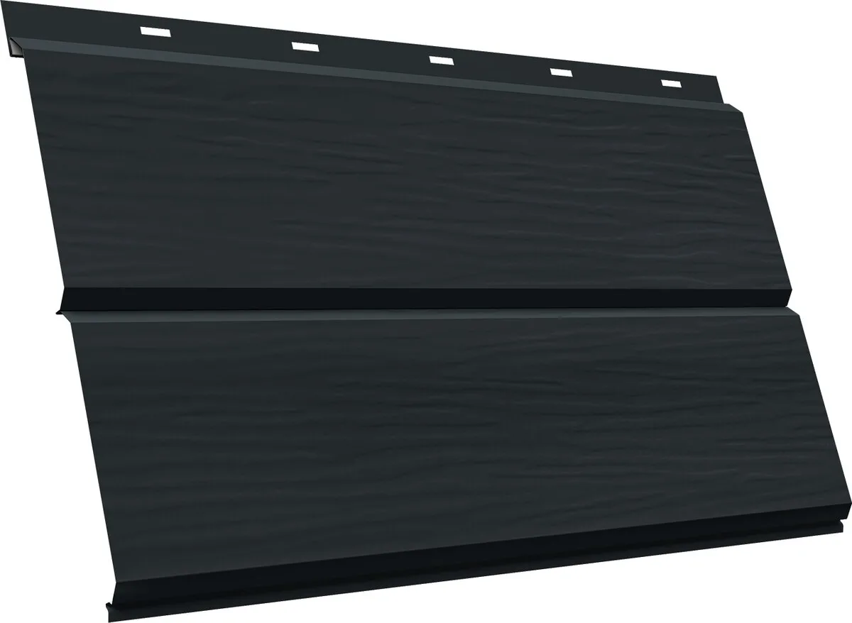 ЭкоБрус новый 3D Grand Line 0,45 Drap ТР с пленкой RAL 7016 антрацитово-серый