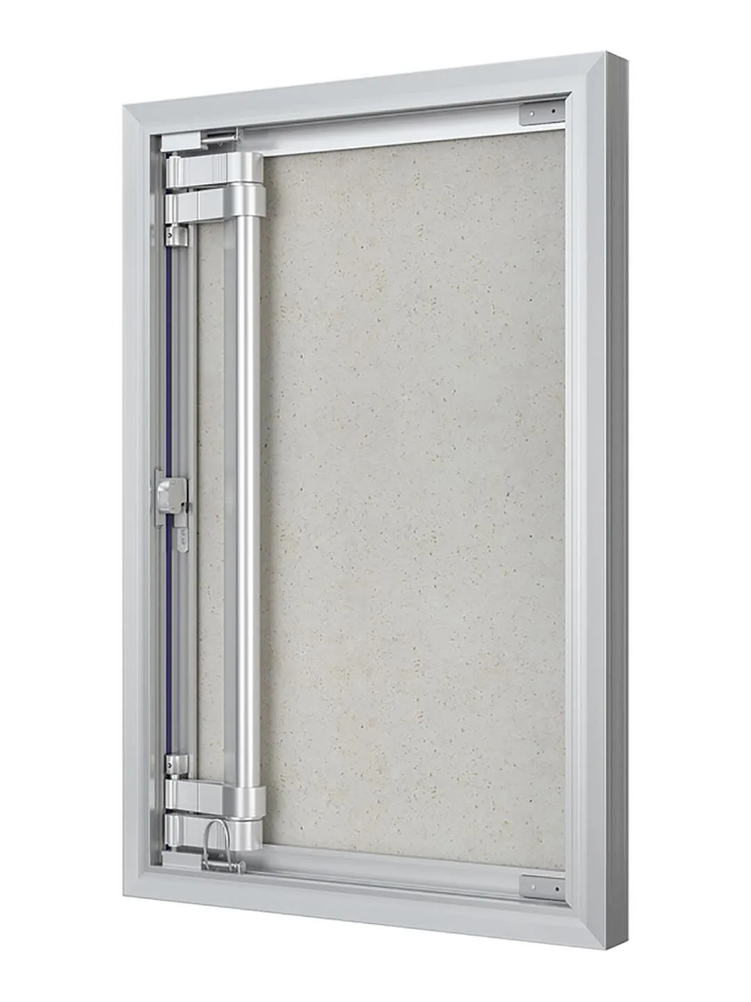 Люк ревизионный D Ceramo Optimum 400х600 скрытый монтаж петля алюминий EVECS