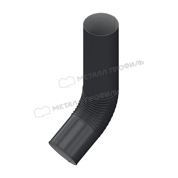 Колено сливное МЕТАЛЛ ПРОФИЛЬ ПРОЕКТ D150 Ral 7024