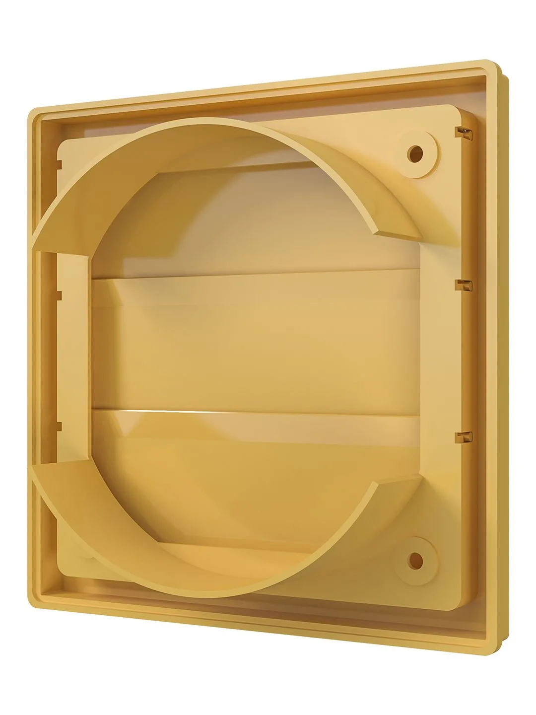 Выход стенной КФ фланец D125 жалюзи 150x150 ASA Beige ERA
