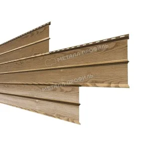 Сайдинг L-брус-XL-В-14х335, ECOSTEEL_T-01-Сосна-0.5