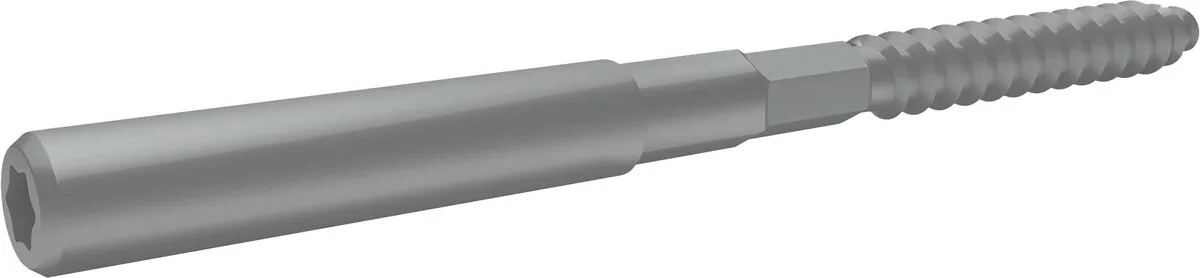 Шуруп-шпилька 8х160 Grand Line RAL 7042 транспортный серый