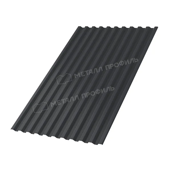 Профлист МЕТАЛЛ ПРОФИЛЬ С-21x1000-A NormanMP Металл Профиль (ПЭ-01-7024-0,5), RAL7024 Серый графит