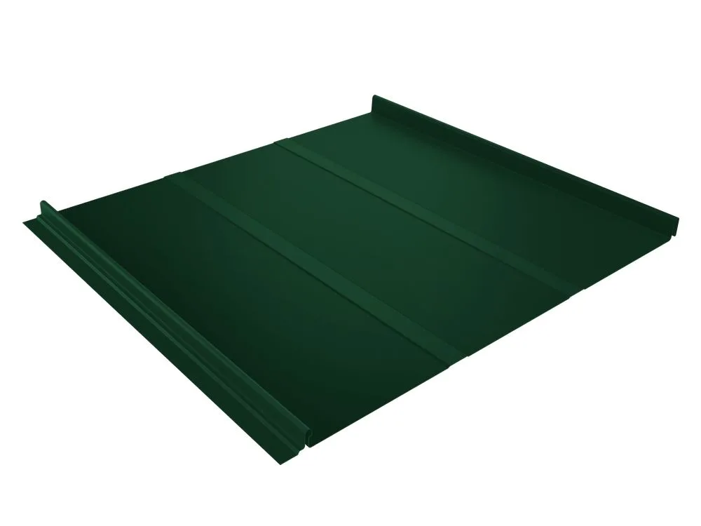Кровля фальцевая Кликфальц Line Grand Line 0,5 Velur RAL 6005 зеленый мох