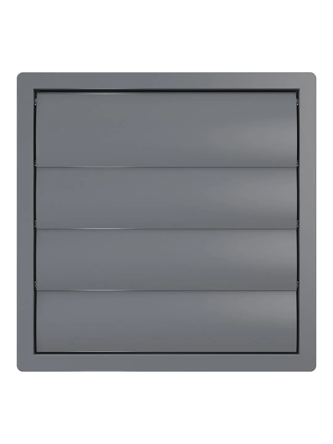 Выход стенной КФ фланец D200 жалюзи 242х242 ASA Gray ERA