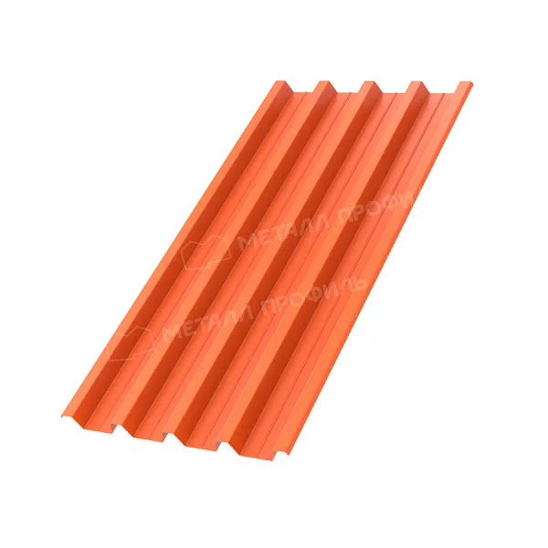 Профлист МЕТАЛЛ ПРОФИЛЬ Н-60x845-A NormanMP Металл Профиль (ПЭ-01-2004-0,5), RAL2004 Чистый оранжевый