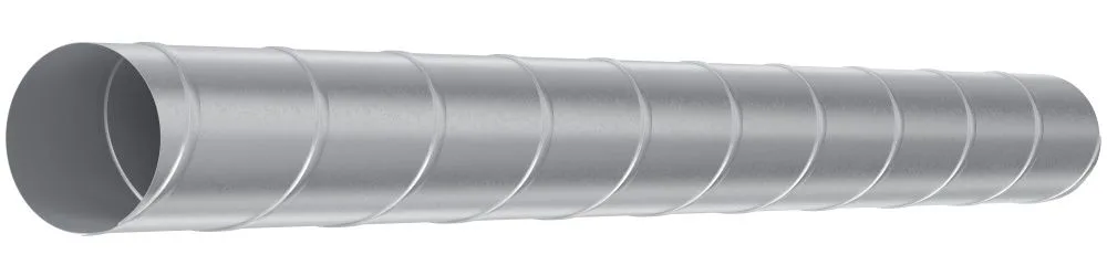 Воздуховод DG D100 L2м оцинкованная сталь ERA PRO