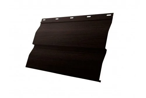 Сайдинг Корабельная Доска 0,265 Grand Line 0,45 PrintTwincolor Coffee Wood