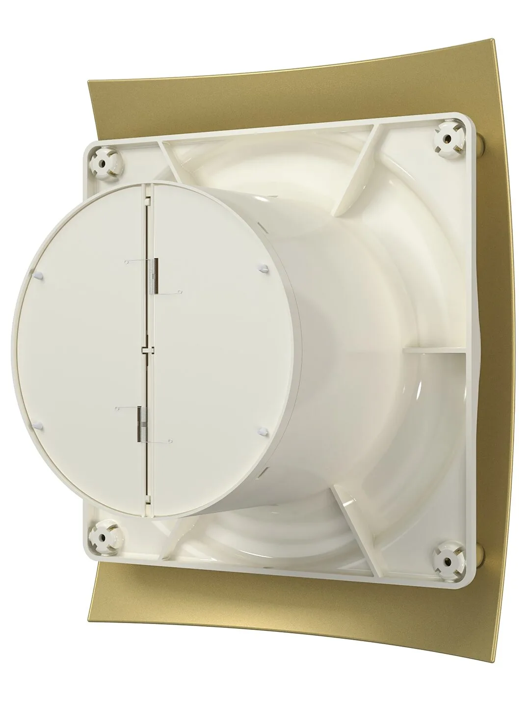Вентилятор накладной BREEZE D125 обратный клапан Champagne DICITI