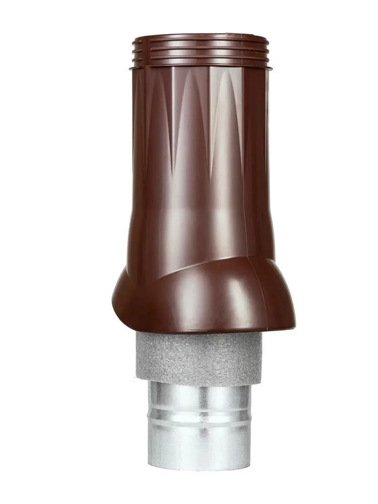 Выход вентиляционный VWO D125/160 изолированный пластик Brown ERA
