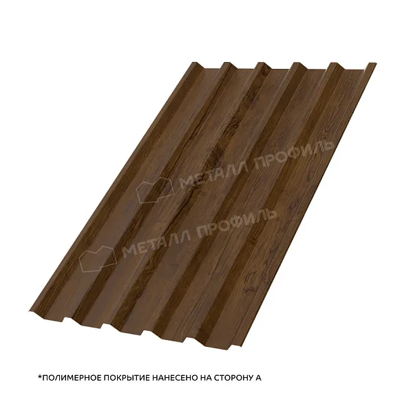 Профлист МЕТАЛЛ ПРОФИЛЬ С-44x1000-A Металл Профиль (ECOSTEEL_T-01-ЗолотойДуб-0,5), ЗолотойДуб