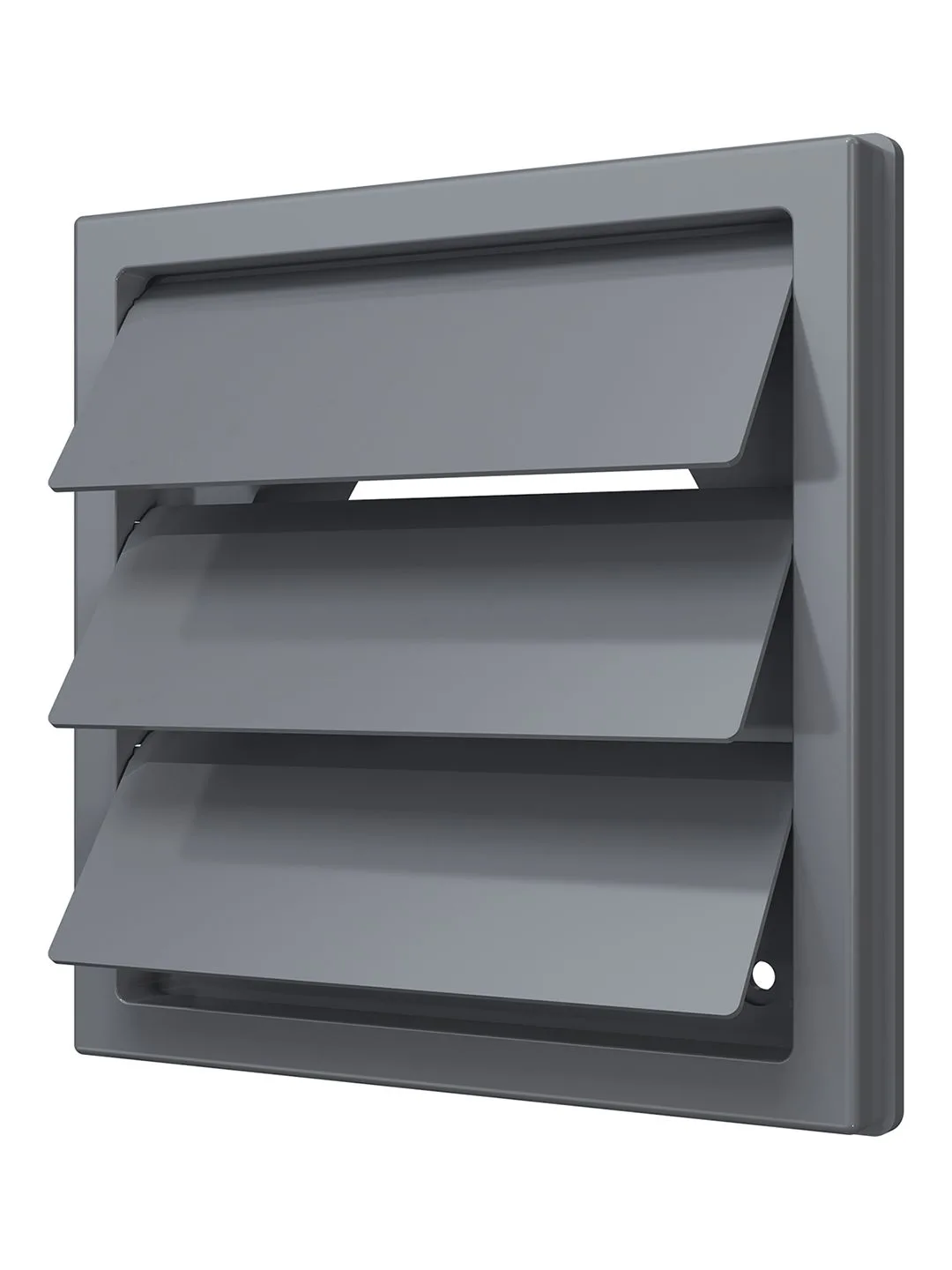 Выход стенной КФ фланец D100 жалюзи 150x150 ASA Gray ERA