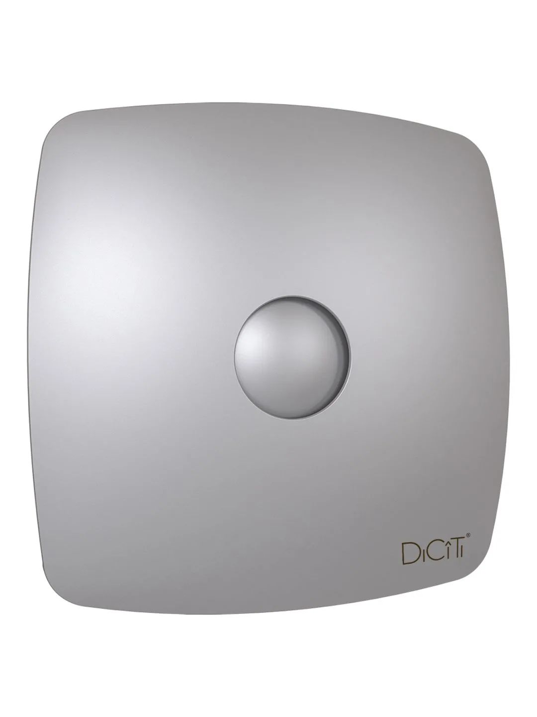 Вентилятор накладной RIO D100 обратный клапан Gray metal DICITI