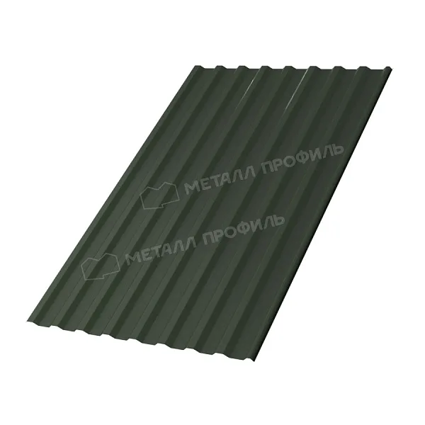 Профлист МЕТАЛЛ ПРОФИЛЬ МП-20x1100-R Металл Профиль (VikingMP E-20-6007-0,5), RAL6007 Бутылочно-зеленый