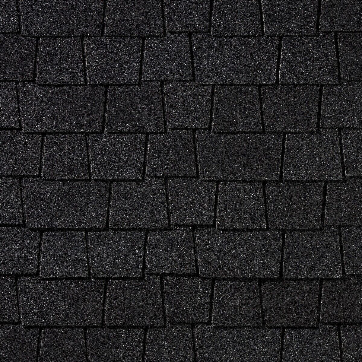 Гибкая черепица Quiet Tile Timber, Чёрное дерево
