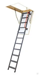 Лестница складная металлическая LMK 70х130/280