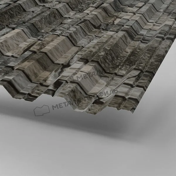 Профлист МЕТАЛЛ ПРОФИЛЬ НС-35x1000-A Металл Профиль (ECOSTEEL-01-БелыйКамень-0,5), Белый Камень