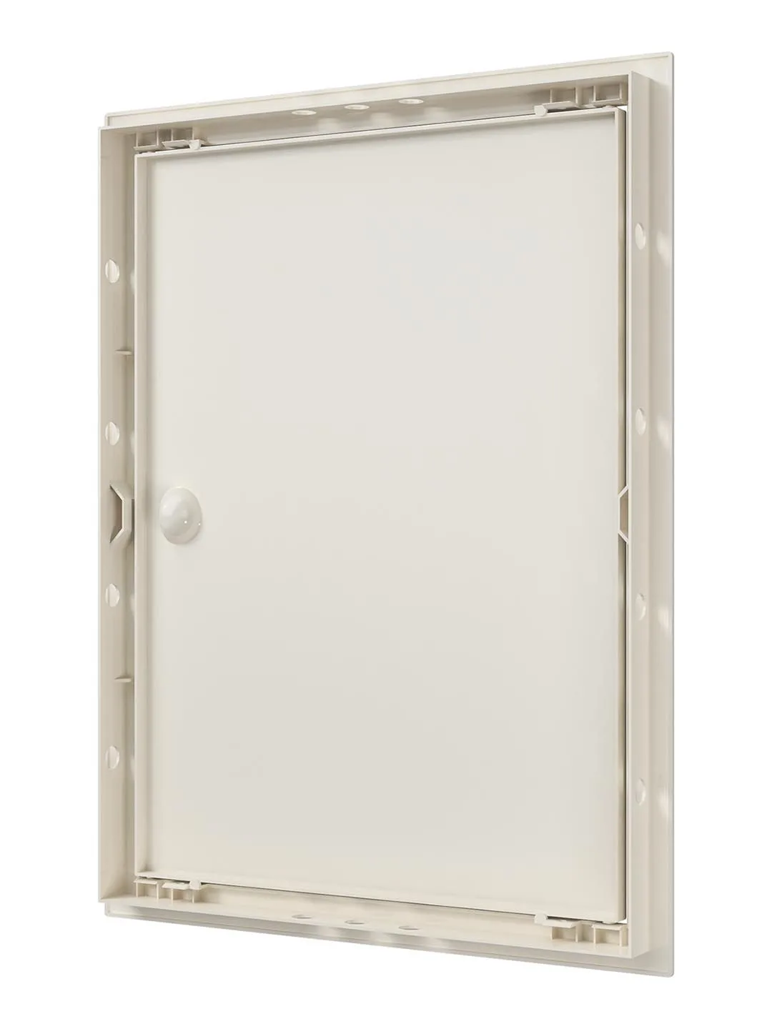 Люк ревизионный ЛР фланец 296х396 ручка 318х418 пластик Ivory EVECS