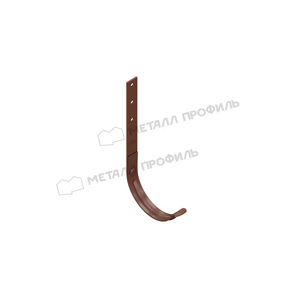 Держатель желоба МЕТАЛЛ ПРОФИЛЬ GS lite D125х280 Ral 8017