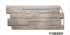 Фасадная панель FineBer Камень природный, Бежевый