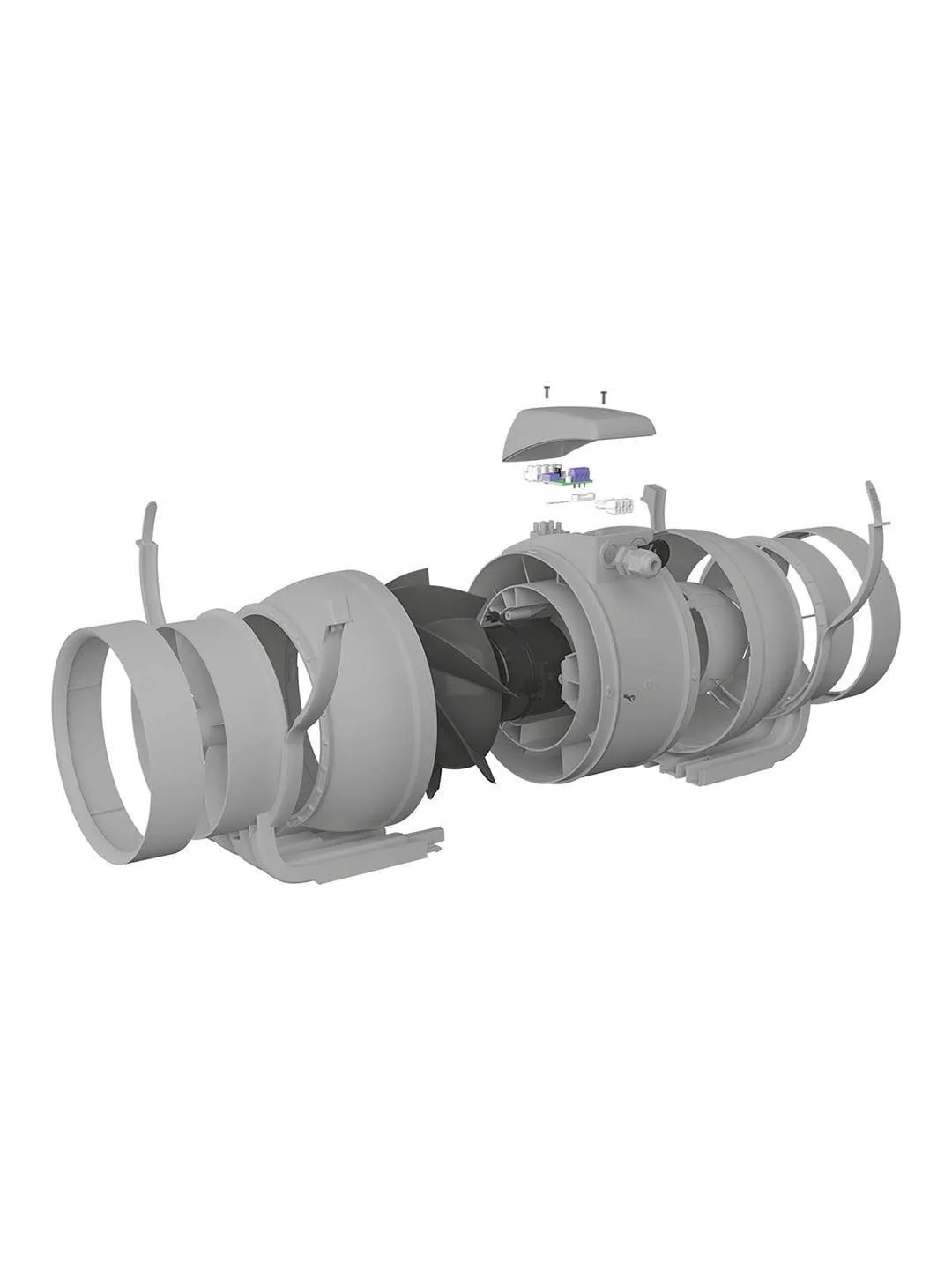 Вентилятор канальный TYPHOON D150/160 осевой двухскоростной AT ERA PRO