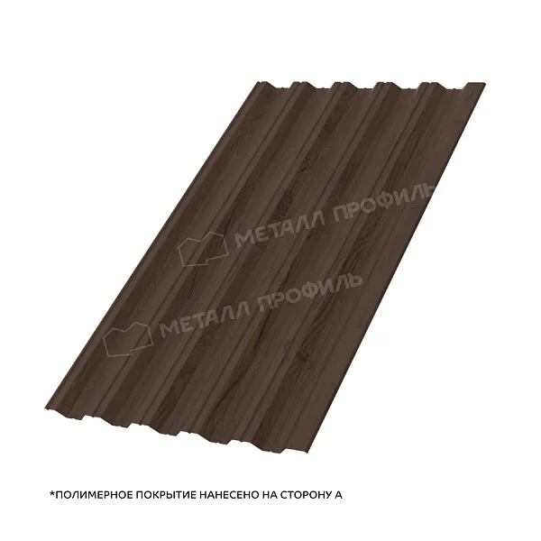 Профлист МЕТАЛЛ ПРОФИЛЬ НС-35x1000-A Металл Профиль (ECOSTEEL-01-МореныйДуб-0,5), Мореный Дуб