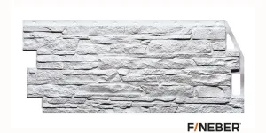 Фасадная панель FineBer Скала, Мелованный