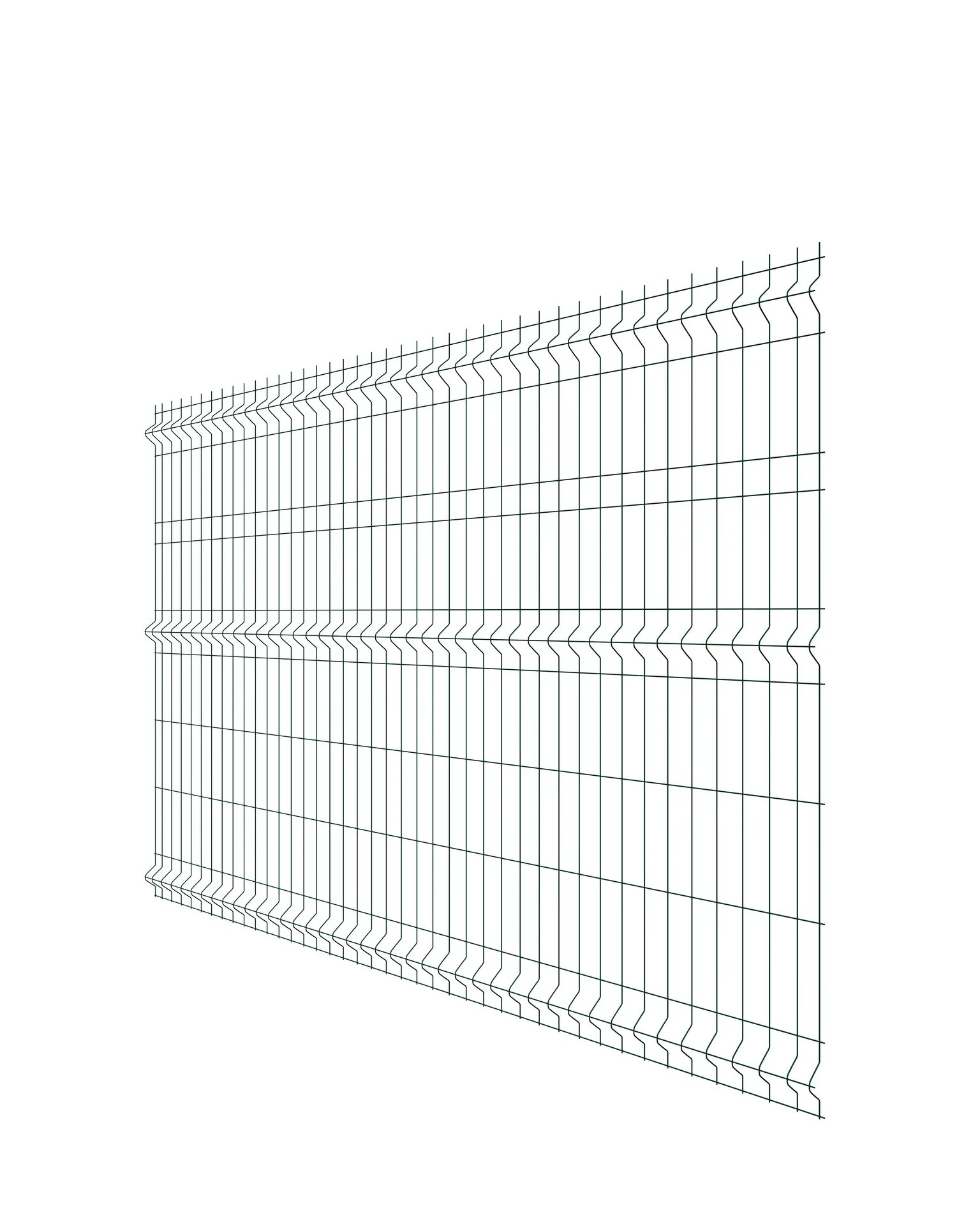 Панель Fine 1,73х2,5 RAL 6005 Grand Line (60х235)