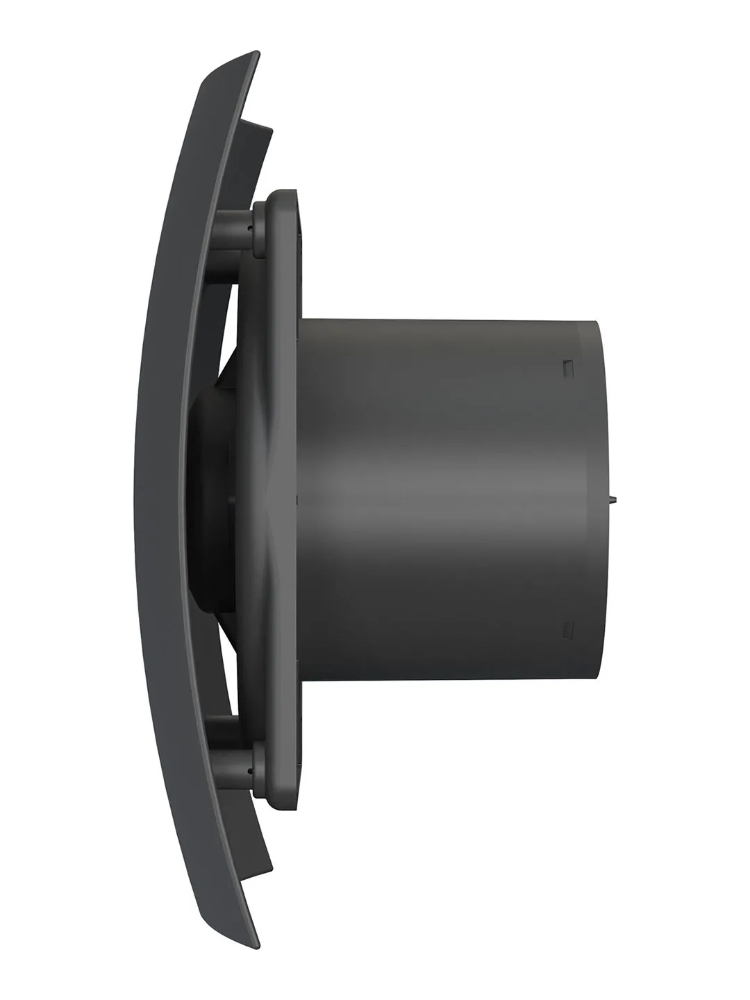 Вентилятор накладной BREEZE D100 обратный клапан Matt black DICITI