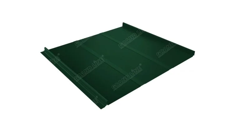 Кровля фальцевая Кликфальц Line Grand Line 0,5 Atlas RAL 6005 зеленый мох